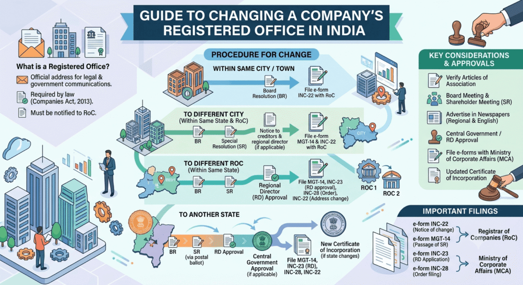 Changing The Registered Office Of A Company