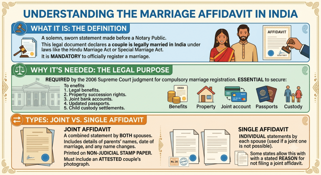 What Is A Marriage Affidavit?